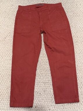 Joe's Jeans Rust Red Pants